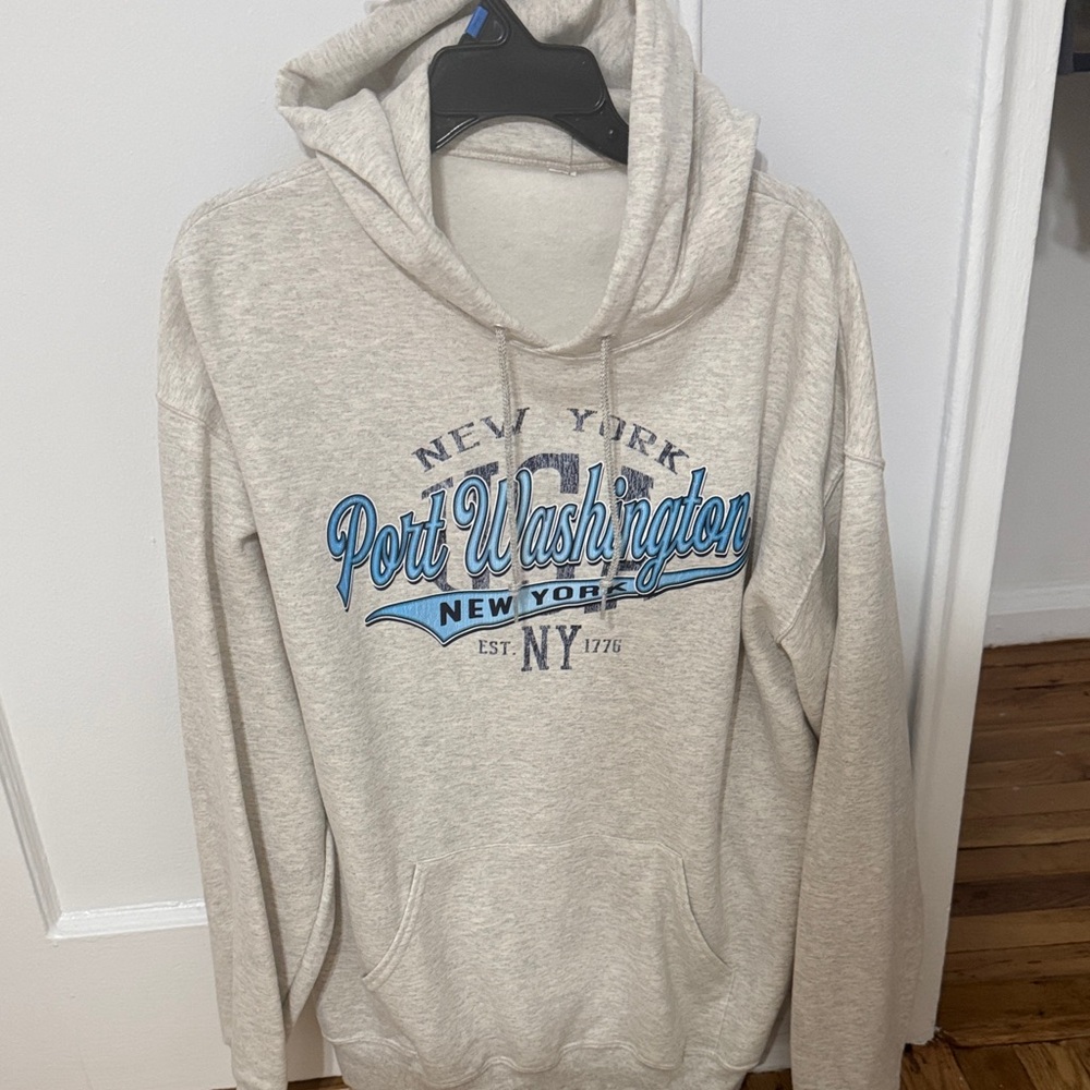 Port Washington New York Men's Hoodie - Gray